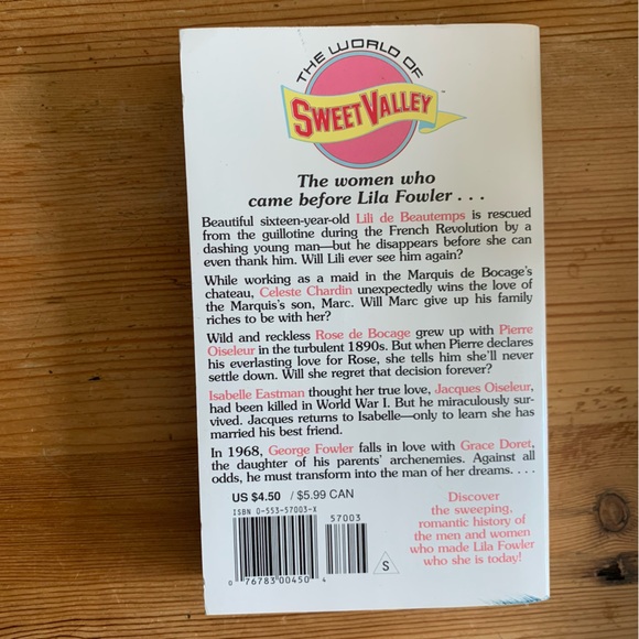 RARE Sweet Valley High Saga - The Fowlers of Sweet Valley Francine Pascal - Picture 3 of 8